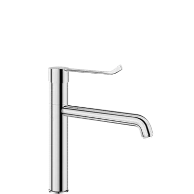 2564T2 Mechanical basin mixer with high swivelling spout