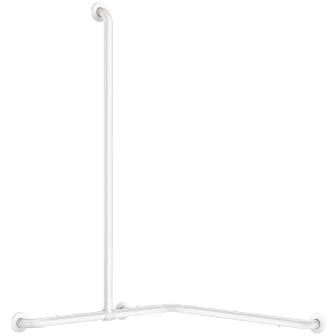 BIM objects Free download! 35481W Basic twowall shower grab bar with