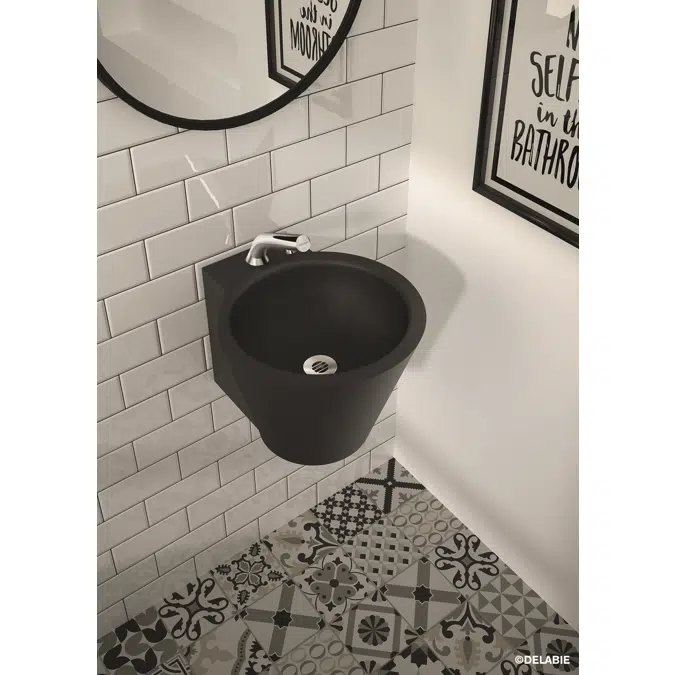 121180 MINI BAILA wall-mounted washbasin