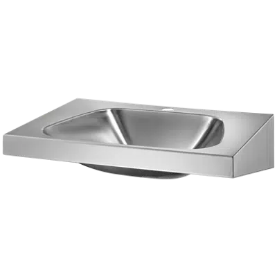 Imagem para 121270 
Wall mounted TRAPEZ washbasin}