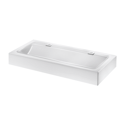 Image for 454122 Wall-mounted MINERALCAST wash trough