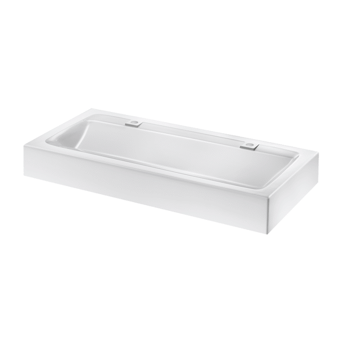454122 Wall-mounted MINERALCAST wash trough