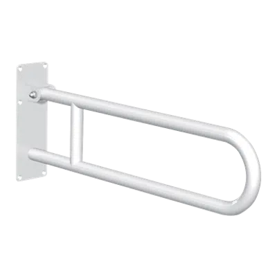 511516W Basic drop-down grab bar, white, L. 760mm