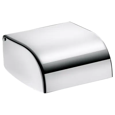 566 
Toilet roll holder with one-piece cover