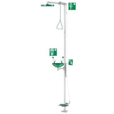 Obrázek pro 9203 Eye wash and safety shower combination