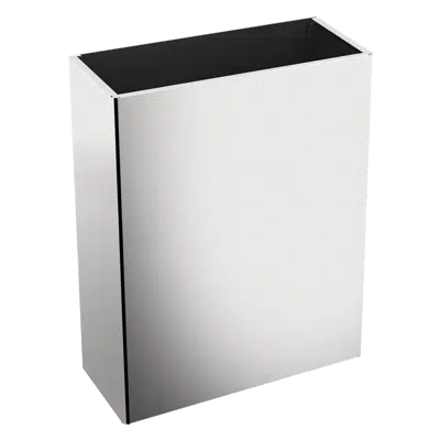 510463P Wall-mounted 304 stainless steel bin, 38 litres
