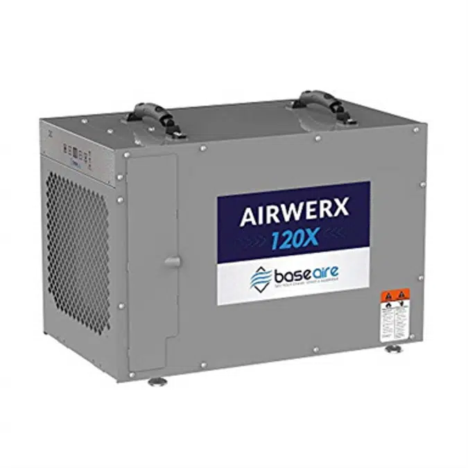 BaseAire AirWerx120X Crawl Spaces and Basement Dehumidifier