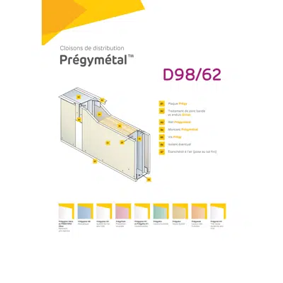 Image for Drywalls PREGYMETAL 98(/62) mm