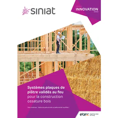 Timber Framed Wall WEATHER DEFENCE™ Wheat Straw Insulation - SINIAT 이미지