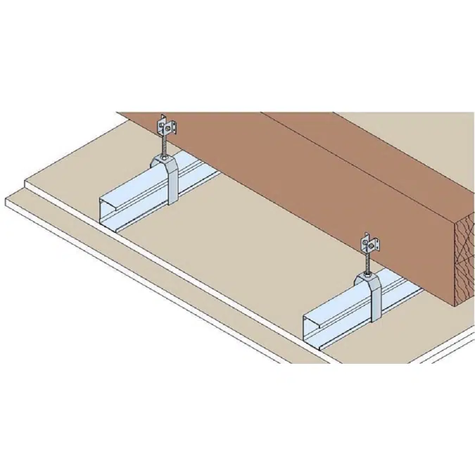 Plafond Prégymétal - BA15 FLAM - REI60 - SINIAT