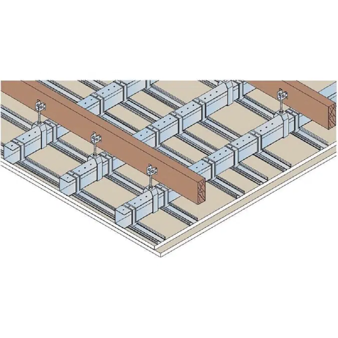 Plafond Prégymétal - BA15 FLAM - REI60 - SINIAT