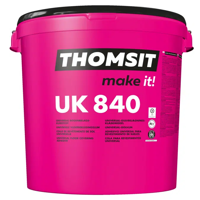 BIM objects Free download! UK 840 MultiUse Flooring Adhesive