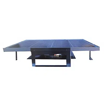 画像 Amtrak Solar 70-Watt Roof Mounted Solar Attic Fan