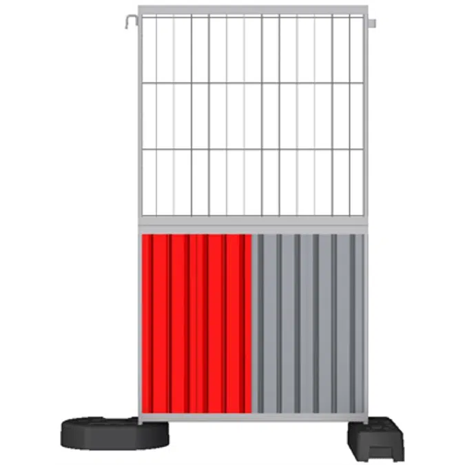 Traffic barrier - Construction fence - Recycled / recycling fencing