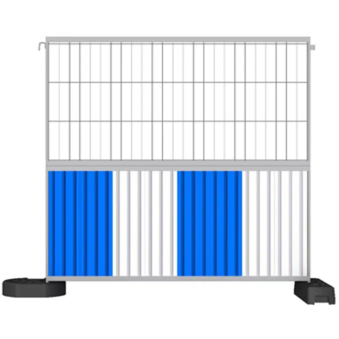 Traffic barrier - Construction fence - Recycled / recycling fencing