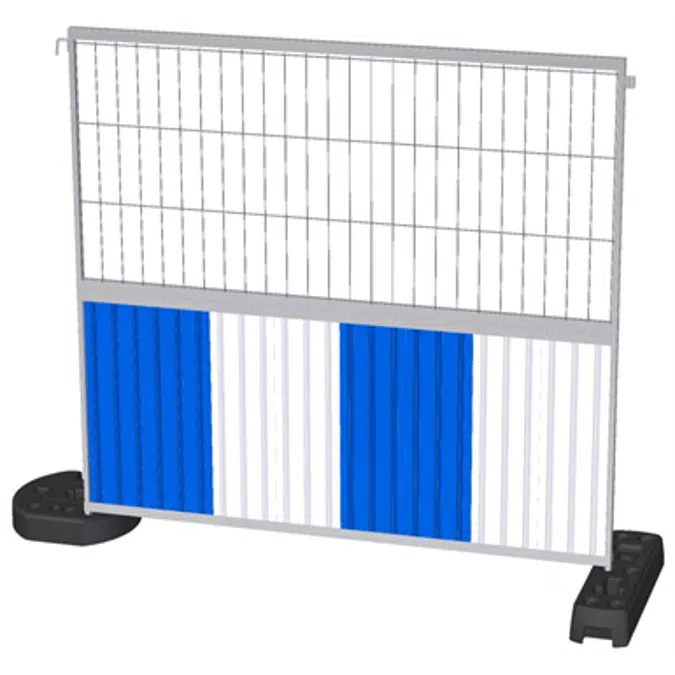 Traffic barrier - Construction fence - Recycled / recycling fencing