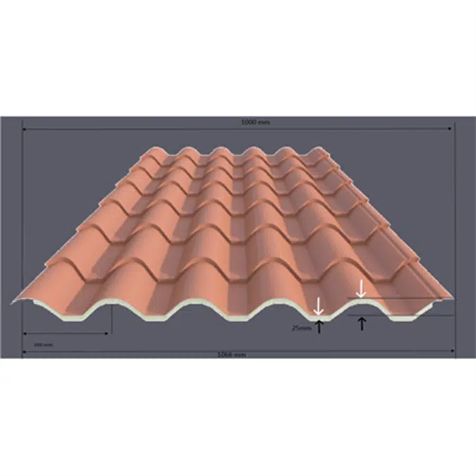 ACH Roof tile panel