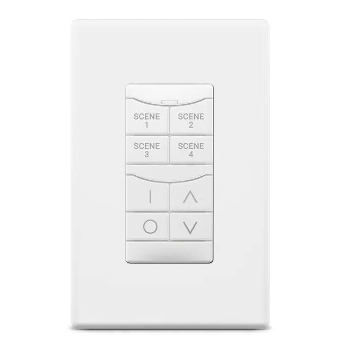 SWX-854-4s Series Battery Powered Wireless Remote Scene Selector & Dimmer