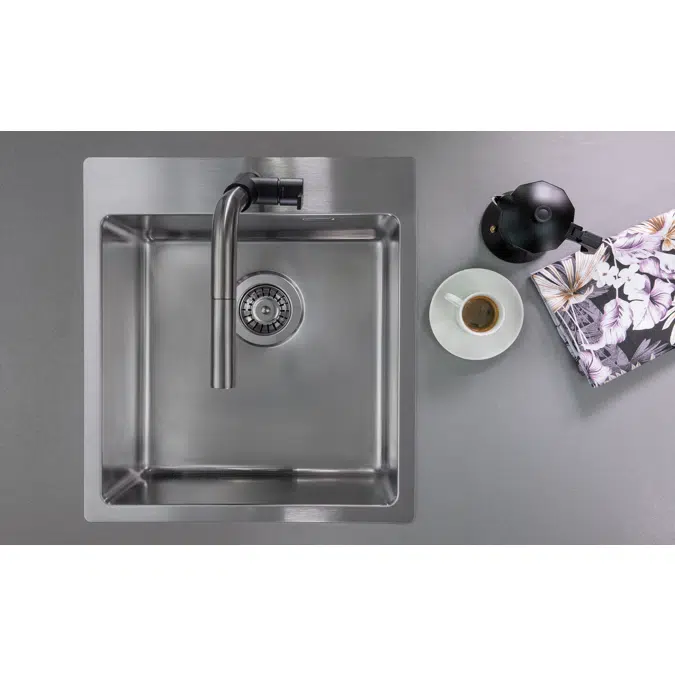 Olfato, Steel sink 1-bowl