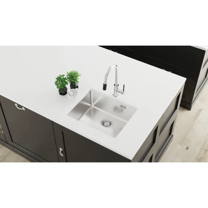 Olfato, Steel sink 1-bowl