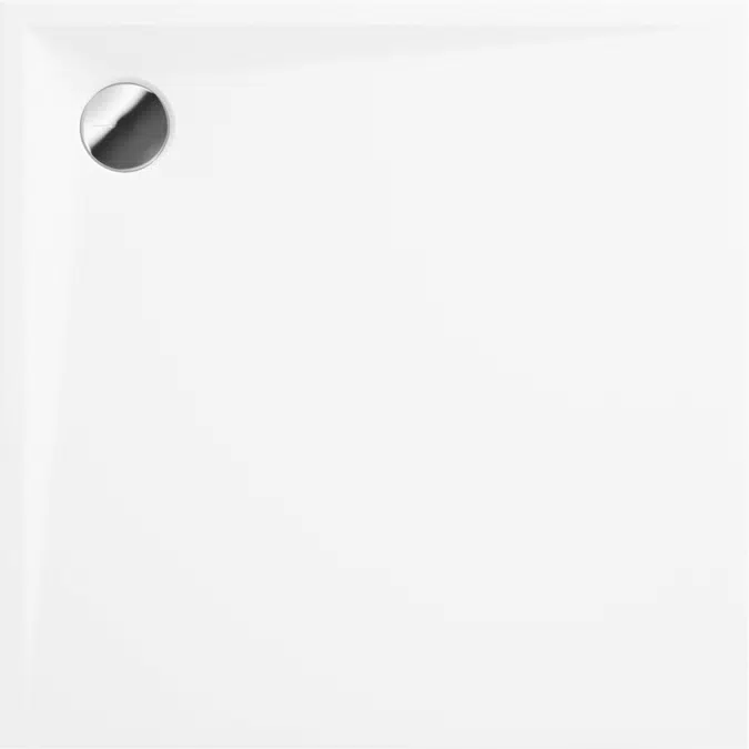 Kerria Plus, Brodzik akrylowy kwadratowy, 90 cm