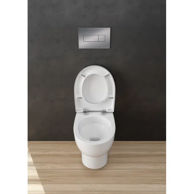 Avis, Toilet bowl, with seat rimless