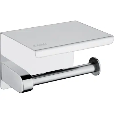 imagen para Round, Toilet paper holder - with shelf