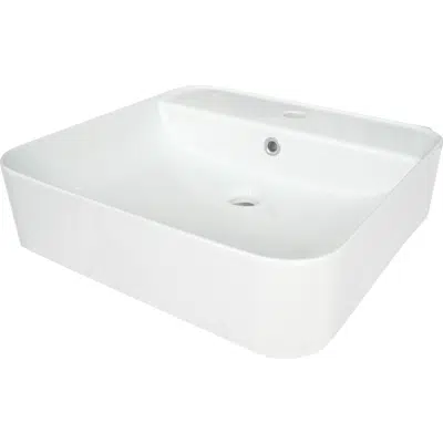 画像 Hiacynt New, Ceramic washbasin, wall-mounted/countertop