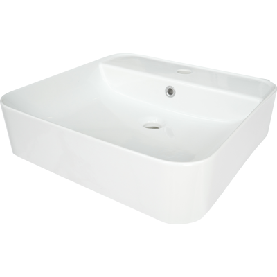 Image for Hiacynt New, Ceramic washbasin, wall-mounted/countertop