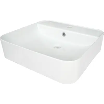 Image for Hiacynt New, Ceramic washbasin, wall-mounted/countertop