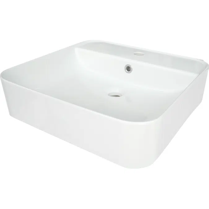 Hiacynt New, Ceramic washbasin, wall-mounted/countertop