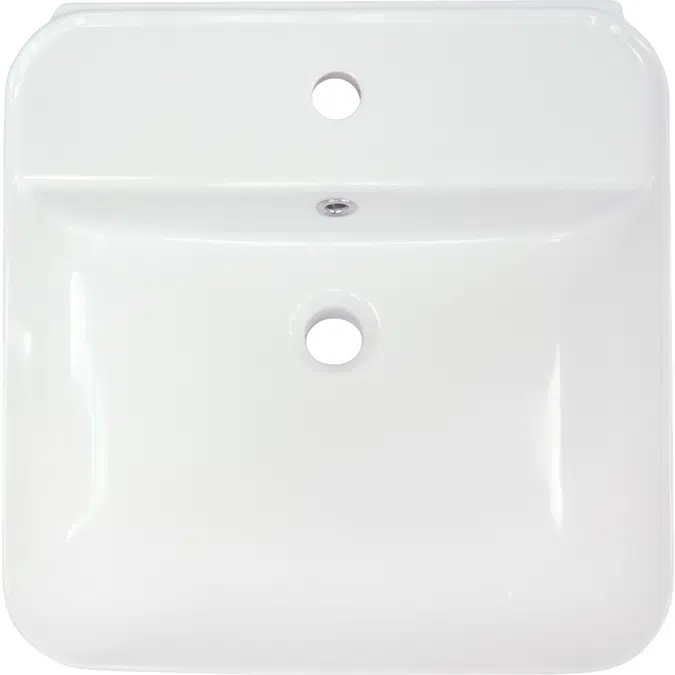 Hiacynt New, Ceramic washbasin, wall-mounted/countertop