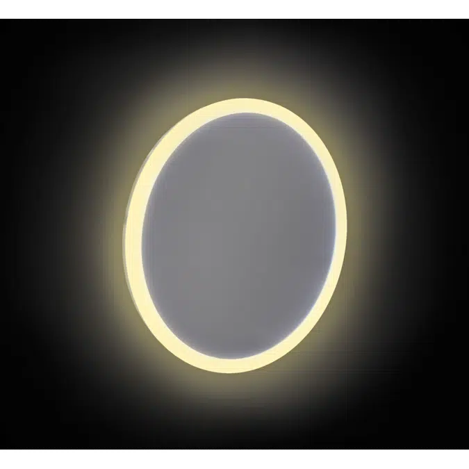 Round, Cosmetic mirror magnetic - LED light