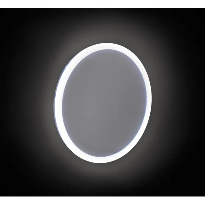 Round, Lusterko kosmetyczne, magnetyczne - podświetlenie LED