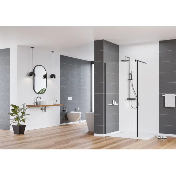 Flush button, for concealed systems - slim