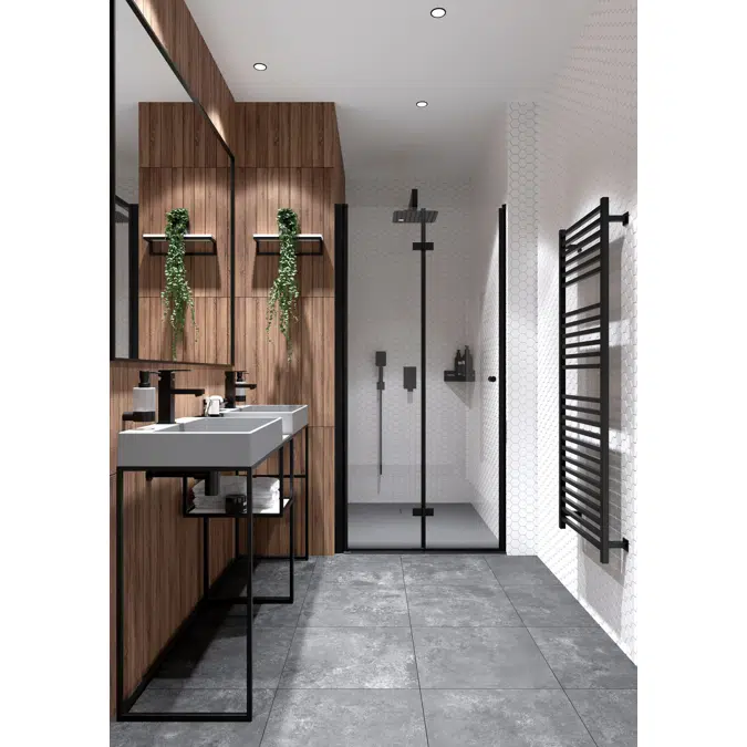 Correo, Granite shower tray rectangular 100x90 cm