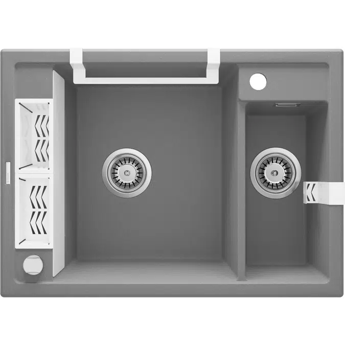 Magnetic, Granite sink, 1.5-bowl