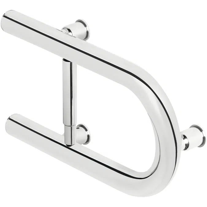 Vital, Wall-mounted grab bar with space for toilet paper - 2in1