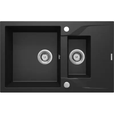 Image for Andante, Granite sink, 1.5-bowl with drainer