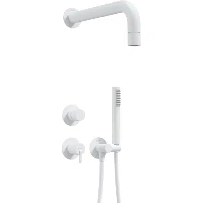 imagen para Silia, Concealed shower set, with a fixed shower head