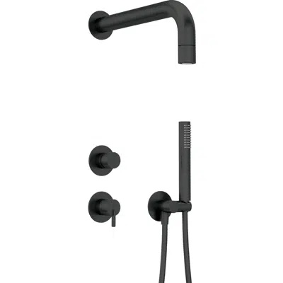 imagen para Silia, Concealed shower set, with a fixed shower head