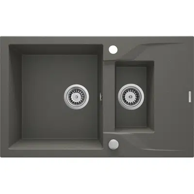 Image for Andante, Granite sink, 1.5-bowl with drainer