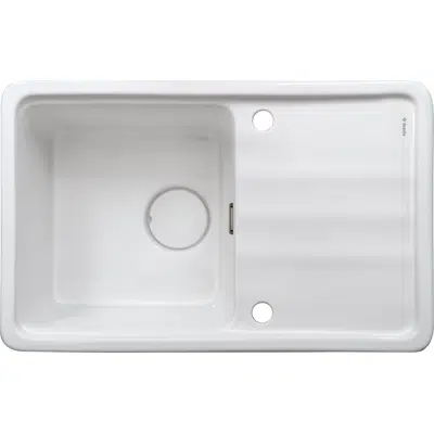 Image pour Momi, Ceramic sink, 1-bowl with drainer