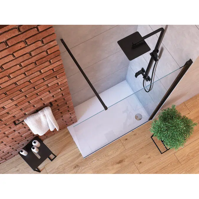 Kerria Plus, Shower wall / walk-in 120 cm