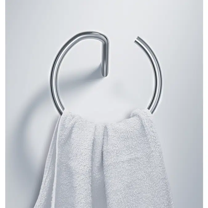 Silia, Towel hanger wall-mounted - round