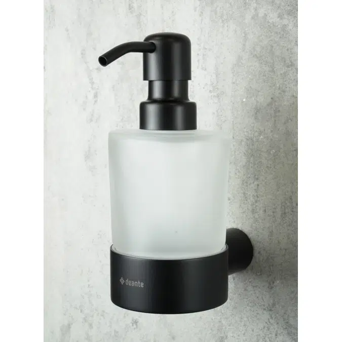 Round, Soap dispenser - wall-mounted