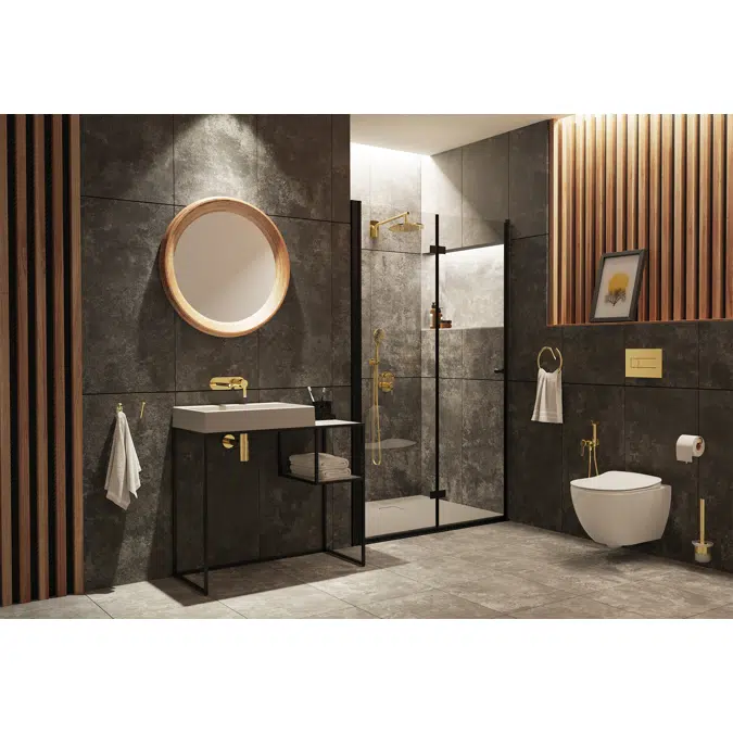 Peonia Zero, Toilet set, concealed 6 in 1
