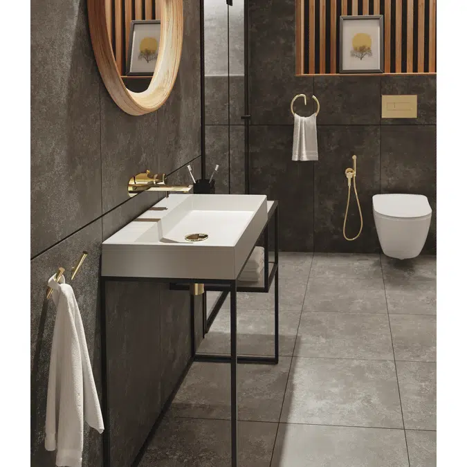 Peonia Zero, Toilet set, concealed 6 in 1