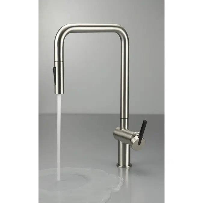 MOMI, Kitchen tap, with pull-out spout