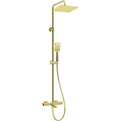 Shower column with bathtub mixer - thermostatic 이미지